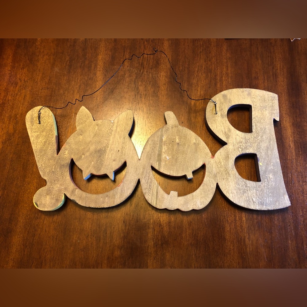 Halloween 🎃 Boo 👻 Sign - Picture 3 of 3
